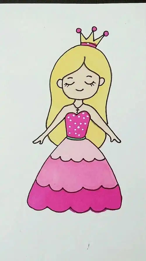 更新教你画小公主