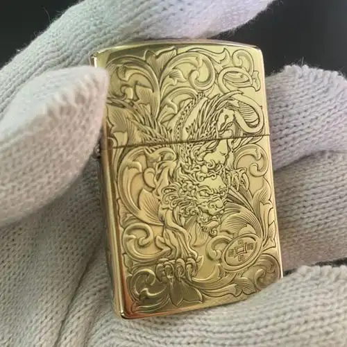 zorro佐罗902s黄铜五面唐草才色双收生日礼物经典正版煤油打火机