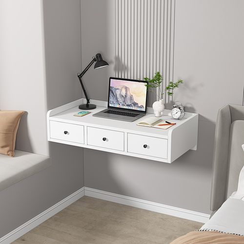 壁挂式悬空书桌笔记本电脑桌墙上书桌学习桌家用卧室床头书桌写字