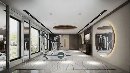 旭辉铂悦西郊 现代简约装修健身房效果图