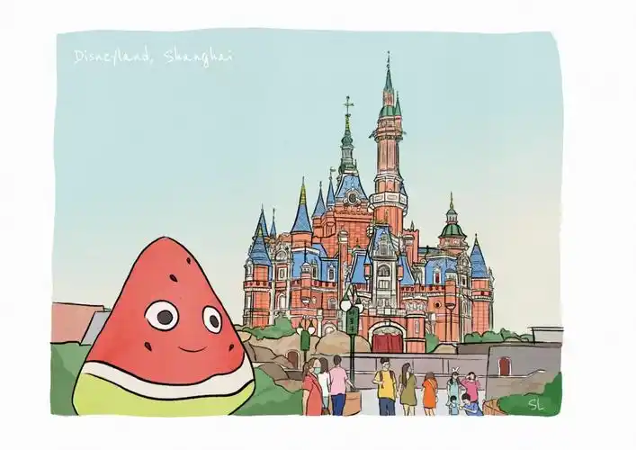 有巴斯光年的地方就是世界上最快乐的地方#插画  #手绘  #上海迪士尼