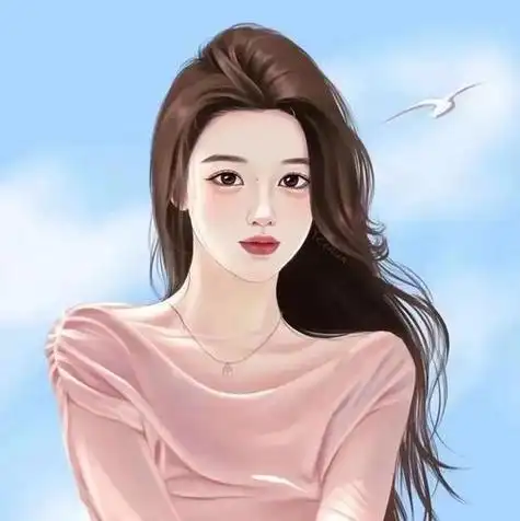 一组超级靓丽的简约手绘女生头像学生风可爱风淑女风气质风总有