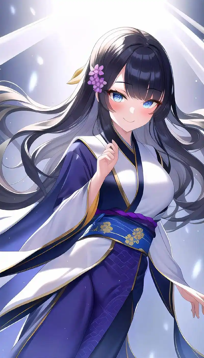 身穿汉服的小姐姐太美了.#二次元 #动漫 #二次元原创