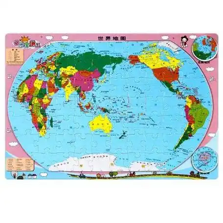 世界地图-磁力宝拼图