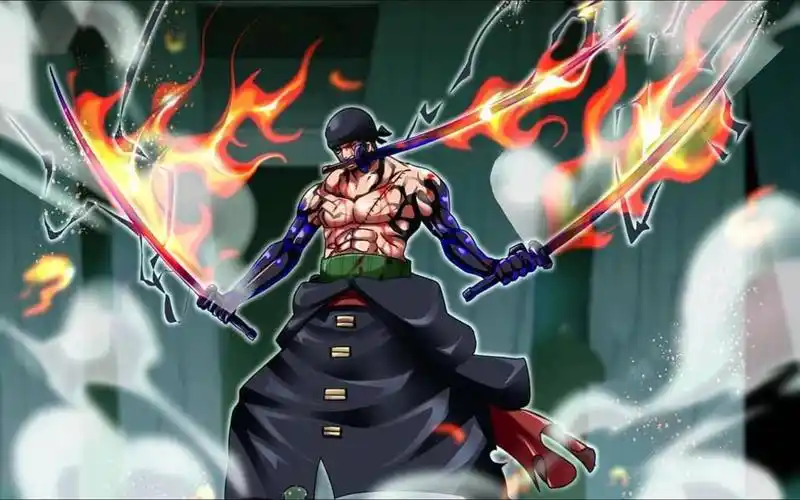 海贼王:索隆vs四皇的六大名场面,一战封神,九刀流重创凯多!