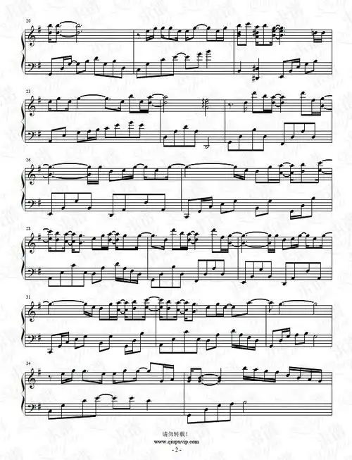 盛夏_毛不易_钢琴谱_求谱网