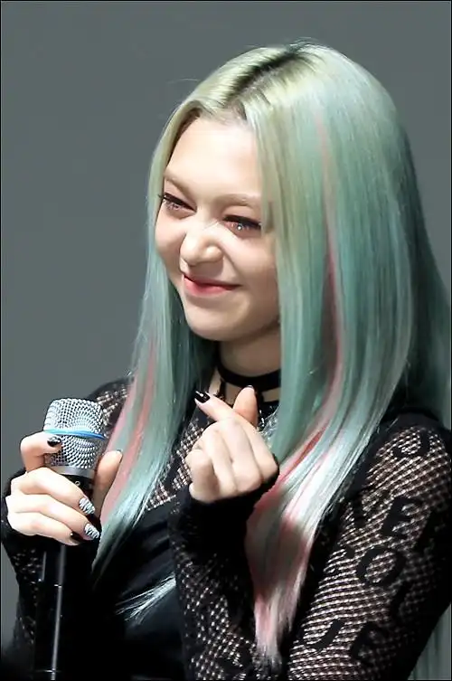 韩国女歌手alexa举行第二张迷你专辑发布会