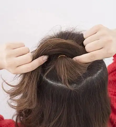 包子头扎法简单吸睛的包子头30秒就能搞定