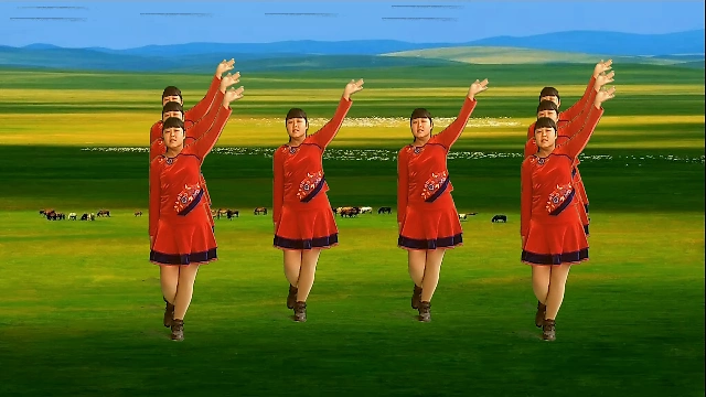 经典老歌广场舞火火的姑娘歌美舞美