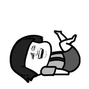 蹬腿女子手势减肥gif动图_动态图_表情包下载_soogif