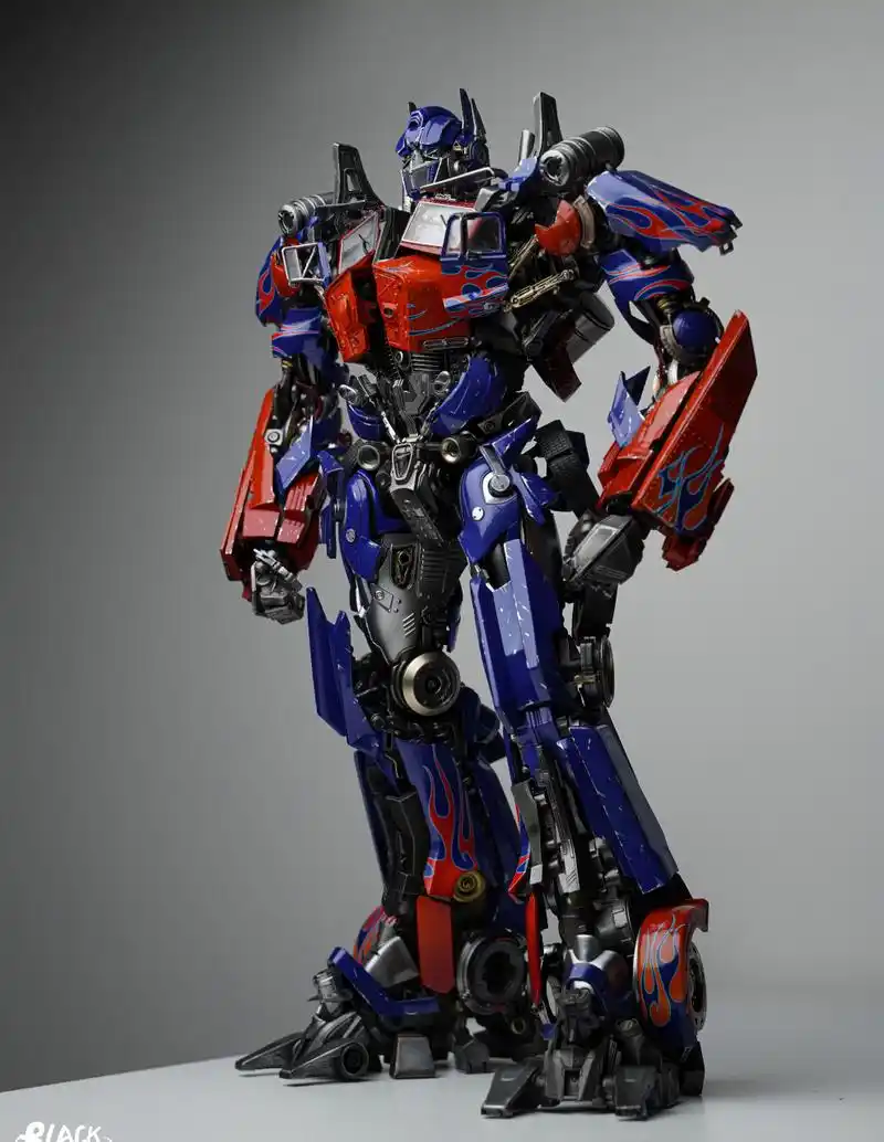 模型欣赏:threezero dlx 变形金刚2 擎天柱全身改件涂装成品展示,在