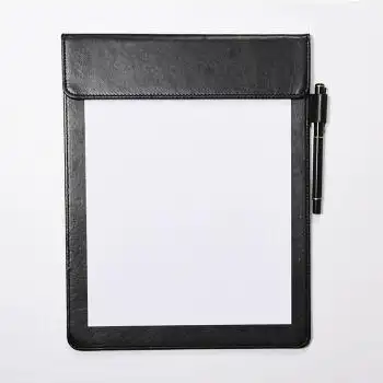 a4会议夹板商务办公书板夹磁扣文件夹板皮面写字板夹垫板定制logo温妤