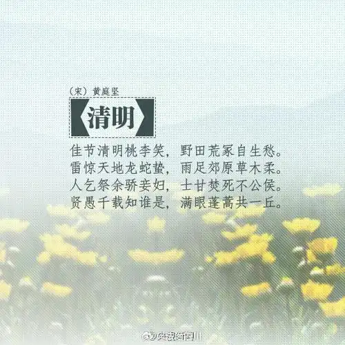 古诗词里的清明意境超美##法姐分享