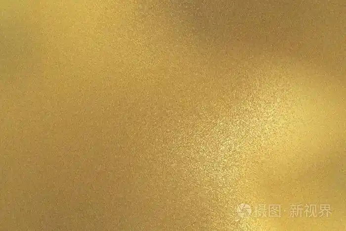抽象的背景反射粗糙的金色金属纹理