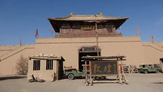 原创敦煌古城多部影视作品中都会出境的场地体会几条街道不同风情