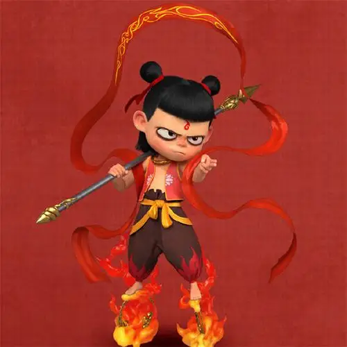 哪吒衣服哪咤之魔童降世同款衣服儿童哪吒cos表演万圣节男女童摄影服