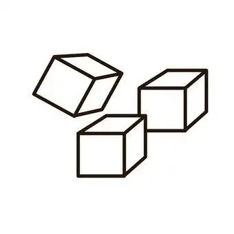 照片素材(图片): 方糖 立方形 堆 地方 四角