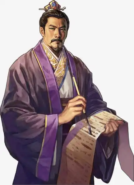 古风儒雅老者游戏人物立绘