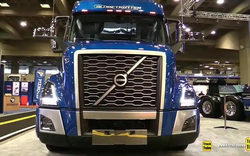 沃尔沃vnl860长头重卡 美式长头卡车 北美国家卡车司机的最爱_哔哩