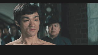 精武门李小龙大笑大喊gif动图_动态图_表情包下载_soogif
