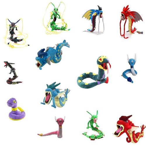 百万 超级 mega 烈空坐 暴鲤龙 哈克龙 毛绒公仔