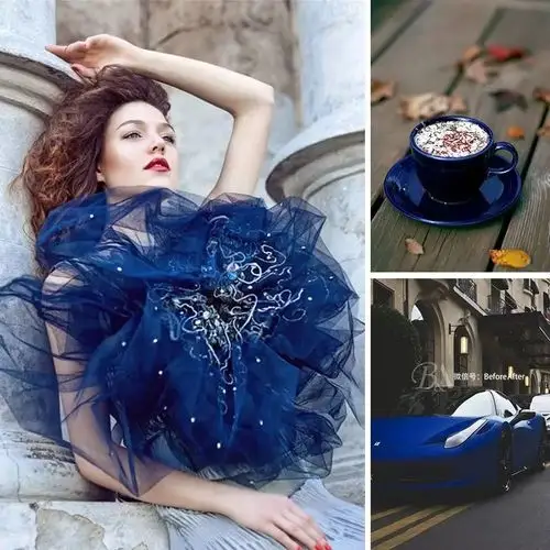 灰褐色 蓝色,冷暖经典重塑优雅定义,玩转高贵轻奢风