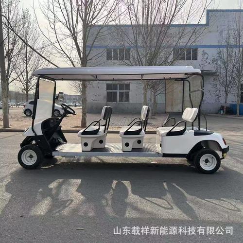 4座景区小型观光车敞篷背靠背乘用游览车度假村海边接待观光车