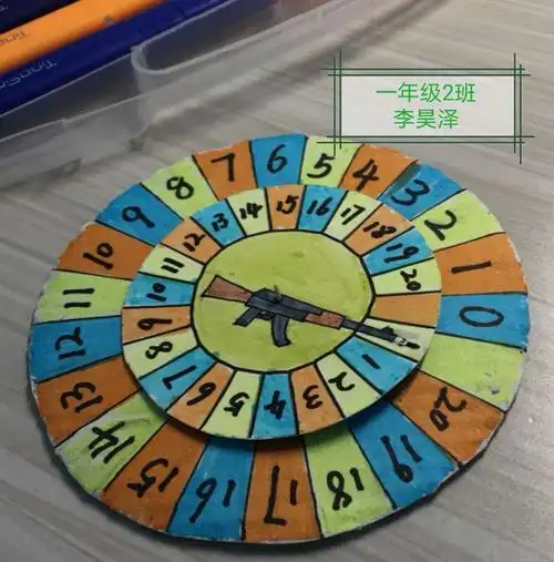 让数学之美在艺术中绽放(三)——创意作业之制作加减法转盘