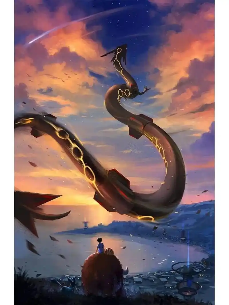 精灵宝可梦‖神兽动漫壁纸六连 场景很大,画风很帅, 以上