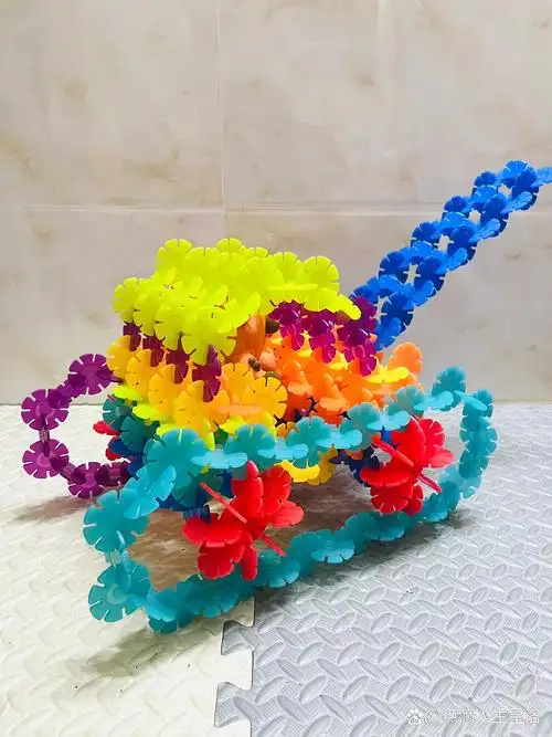 雪花片拼搭7️⃣ 原创