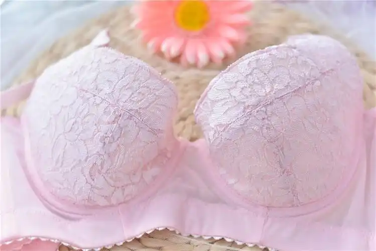 外贸女士时尚调整型少女大杯罩五排扣abcde背扣式文胸