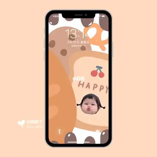 宝宝趣味抠图自制壁纸