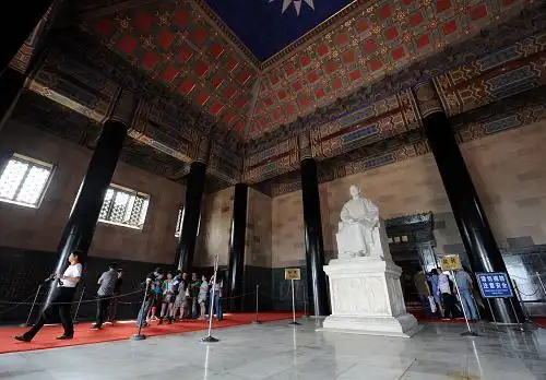 中山陵陵寝完成维护保养对外开放(组图)