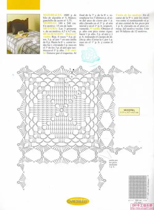 钩针床罩大集合