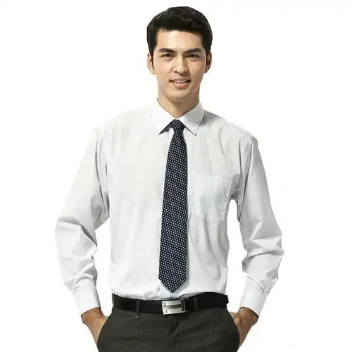 hodo红豆男装商务正装白底灰条抗皱长袖衬衫ecs31006(s03灰条40)