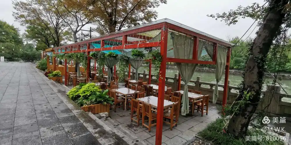 茶室的室外雅座