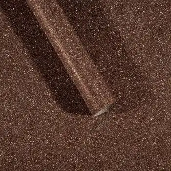 包装纸打包纸diy手工儿童小礼盒装饰金葱纸纯色闪亮咖啡色5070cm两张