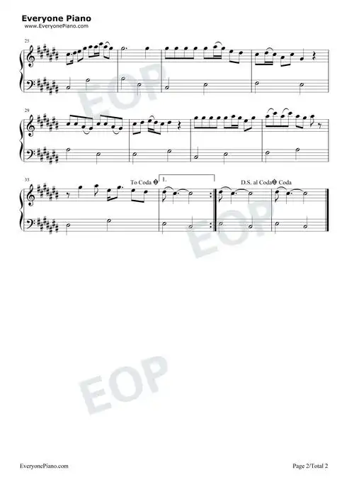 粉红色的回忆-韩宝仪-eop教学曲