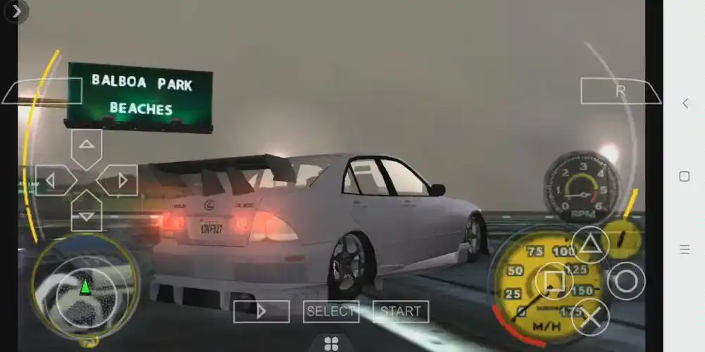 当你给本已画面表现优秀的湾岸午夜俱乐部3dub版加了个滤镜