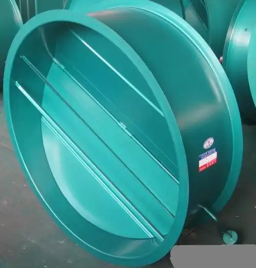 亚太品牌公司制造管道式风管止回阀 通风烟道式止回阀