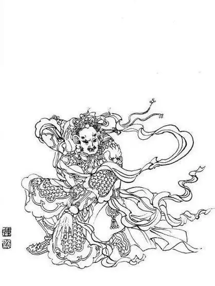 白描图谱之《神仙》