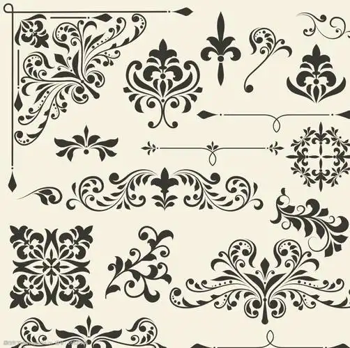 精美欧式花纹图片