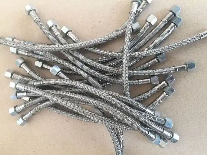 空压机高压编织管打气管气泵专用编制高压管不锈钢编织金