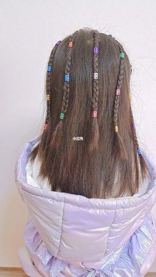 脏脏辫发扣编发,真是百看不厌,怎么扎都好看 #儿童编发