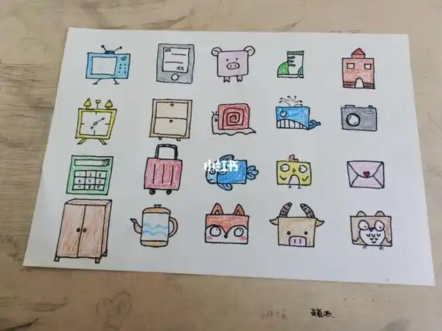 正方形图片简笔画 幼儿园正方形图片简笔画