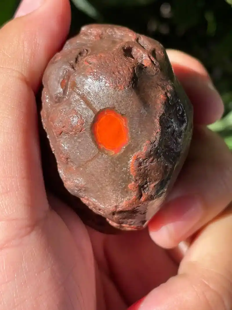 南红玛瑙 #原石毛料 南红包浆 - 抖音