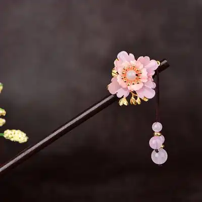 民族风发簪汉服古典古装头饰古风发钗簪子盘发装饰表演旗袍饰品女