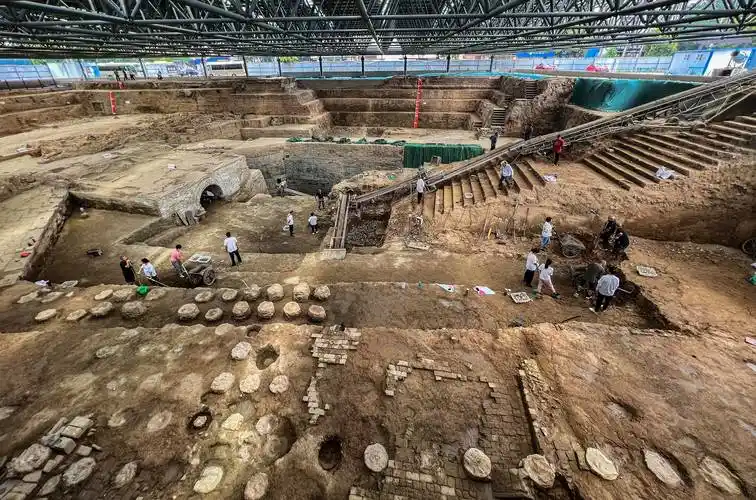 州桥瑞兽今日开封_运河_考古_历史