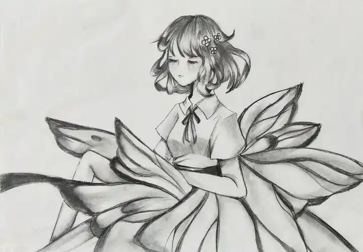 牛栏江镇一中李欣爱,叶瑞雪美术作品展