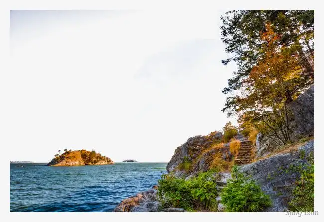 马蹄湾风景png素材透明免抠图片-其他元素